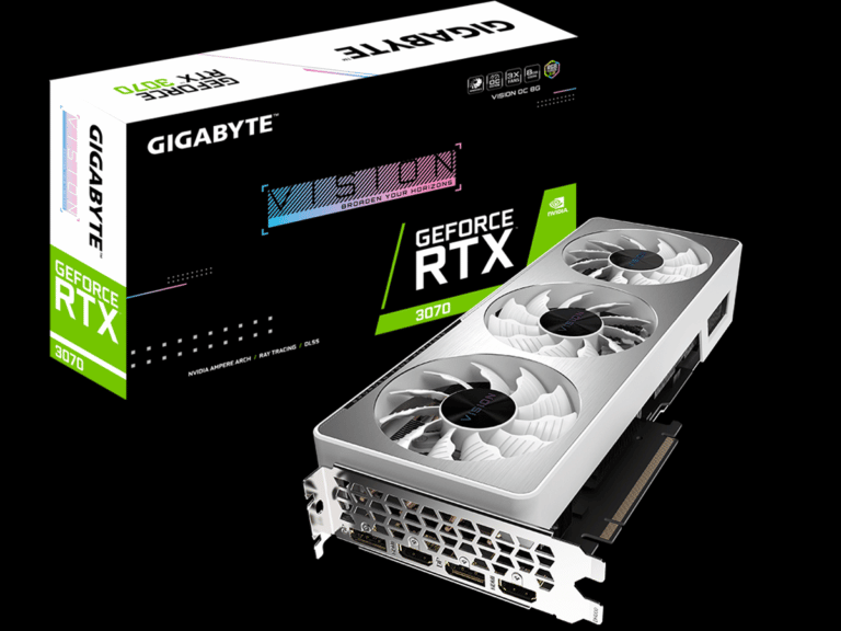 GIGABYTE GeForce RTX 3070 VISION OC Video Card Review Featured Image