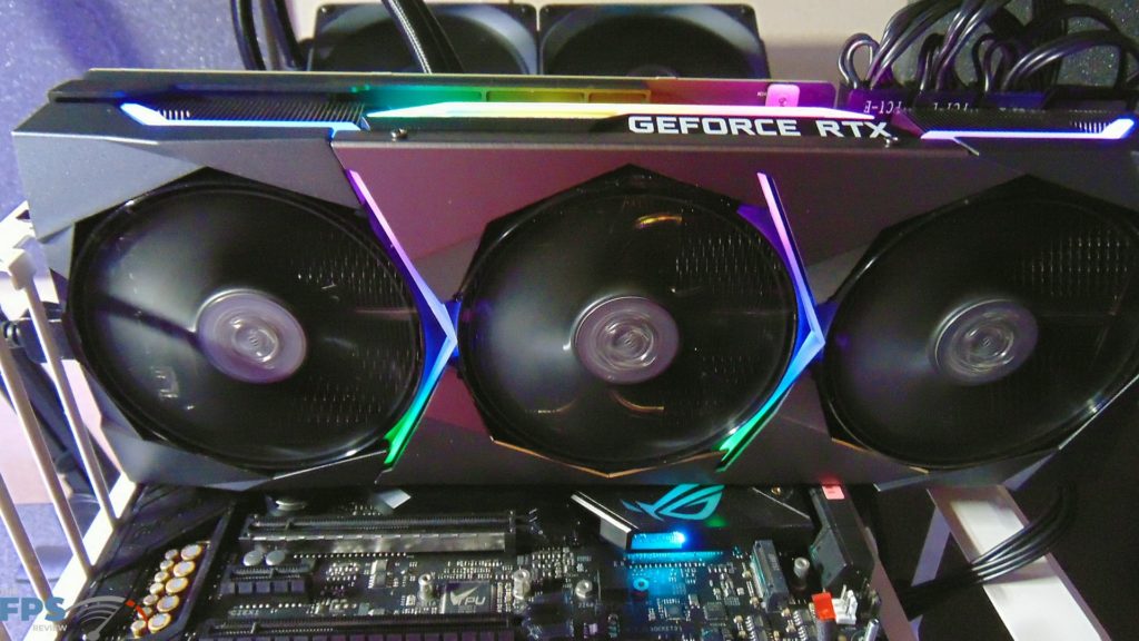 MSI GeForce RTX 3080 SUPRIM X Front View RGB