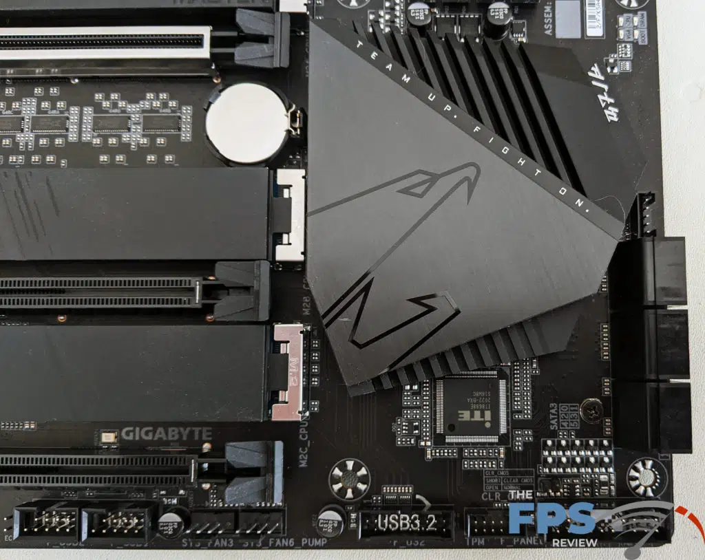 GIGABYTE B550 Aorus Master Chipset Cooling