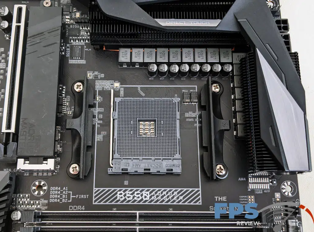 GIGABYTE B550 Aorus Master CPU Socket