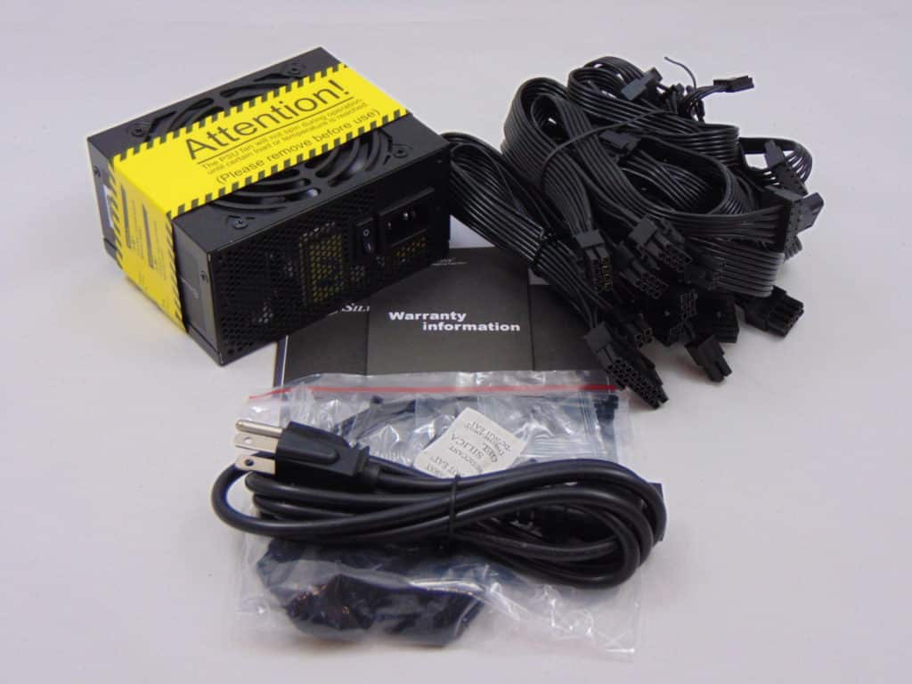 SilverStone SX750 750W SFX Power Supply Box Contents