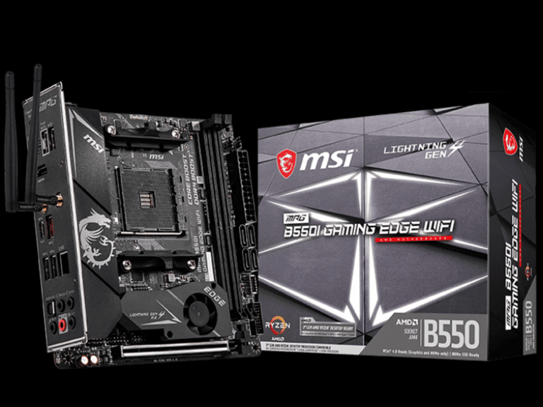 MSI B550I GAMING EDGE WIFI Motherboard Review Featured Image