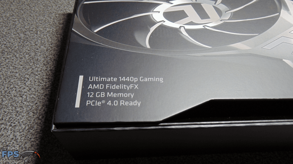 AMD Radeon RX 6700 XT Video Card Box Insert