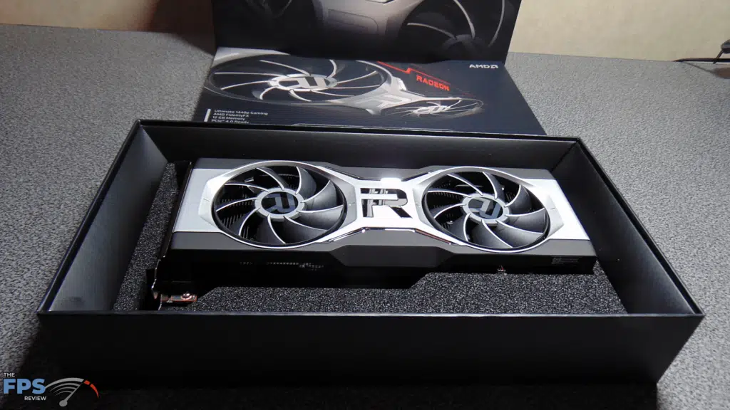 AMD Radeon RX 6700 XT Video Card inside box