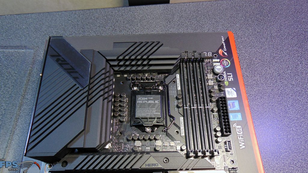 ASUS ROG MAXIMUS XIII Hero Motherboard CPU Socket