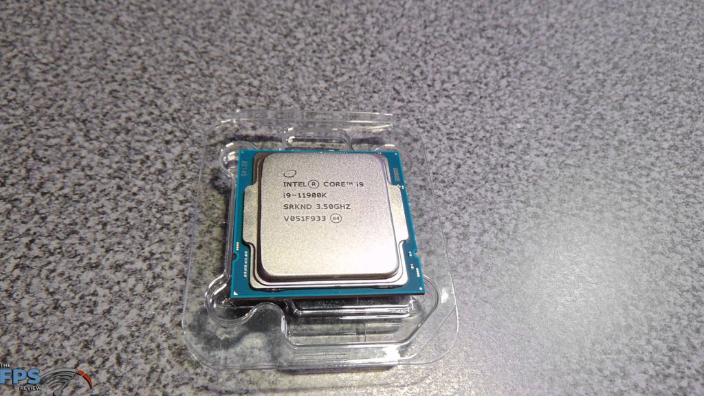 Intel Core i9-11900K CPU Top View