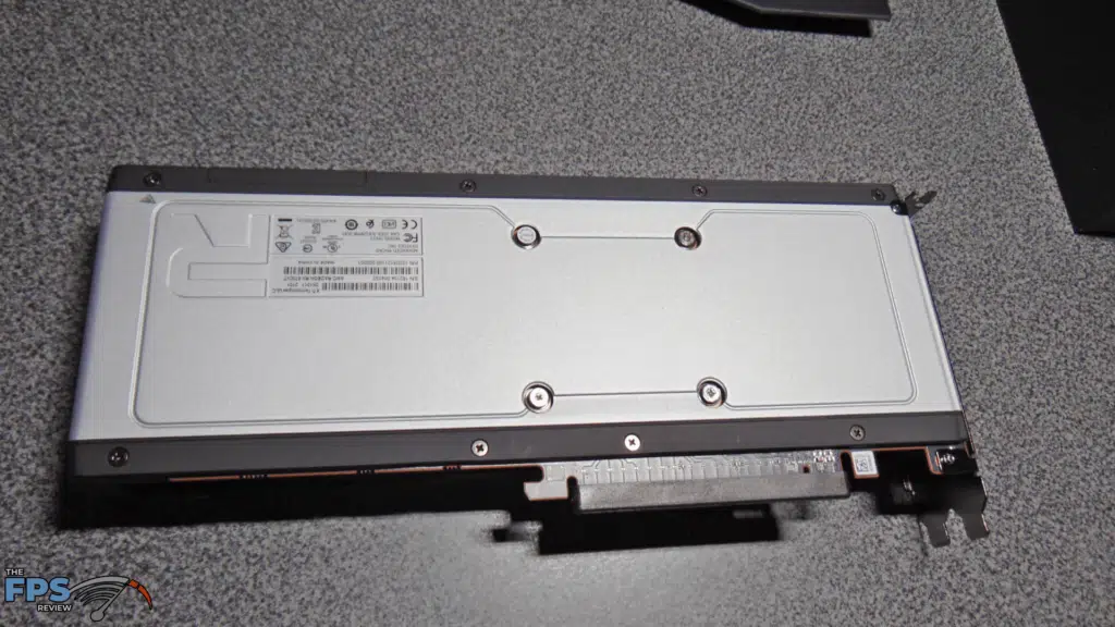 AMD Radeon RX 6700 XT Video Card on table back view