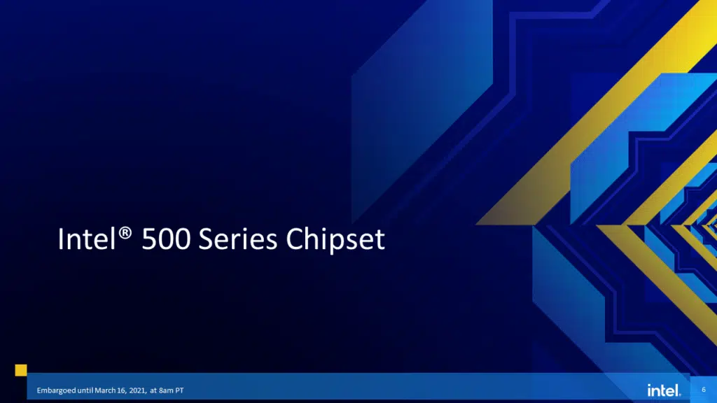 Intel 11th Gen Core Desktop Processor Rocket Lake-S Intel 500 Series Chipset