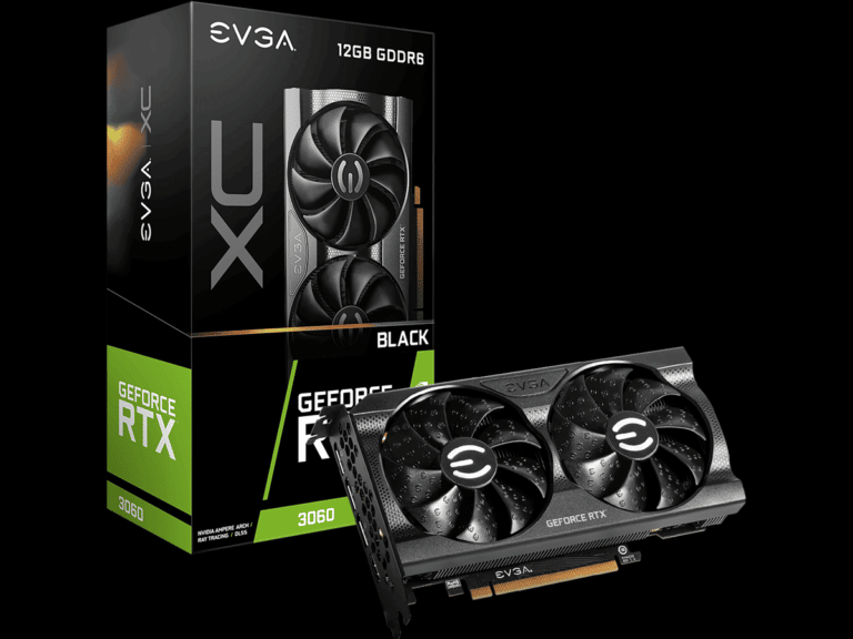 EVGA GeForce RTX 3060 XC BLACK GAMING video card and box featured image