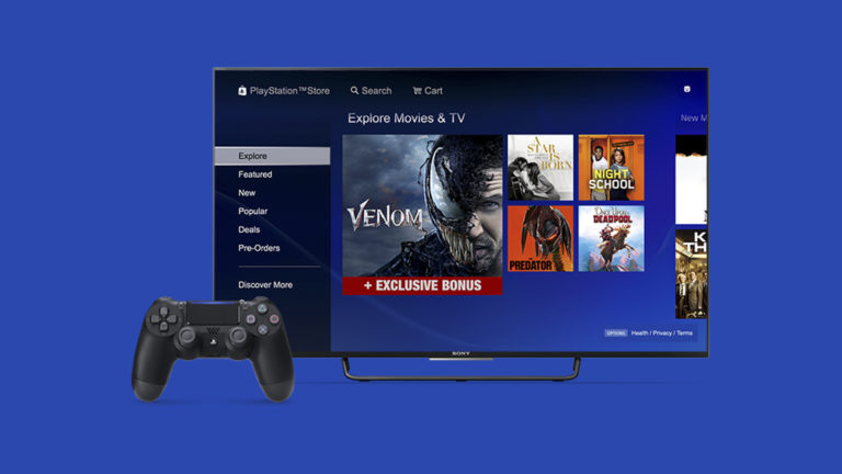 Sony Discontinuing Movie and TV Purchases on PlayStation Store