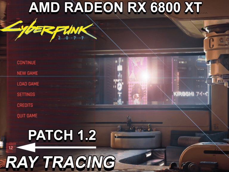 Cyberpunk 2077 Radeon RX 6800 XT Ray Tracing Performance Featured Image