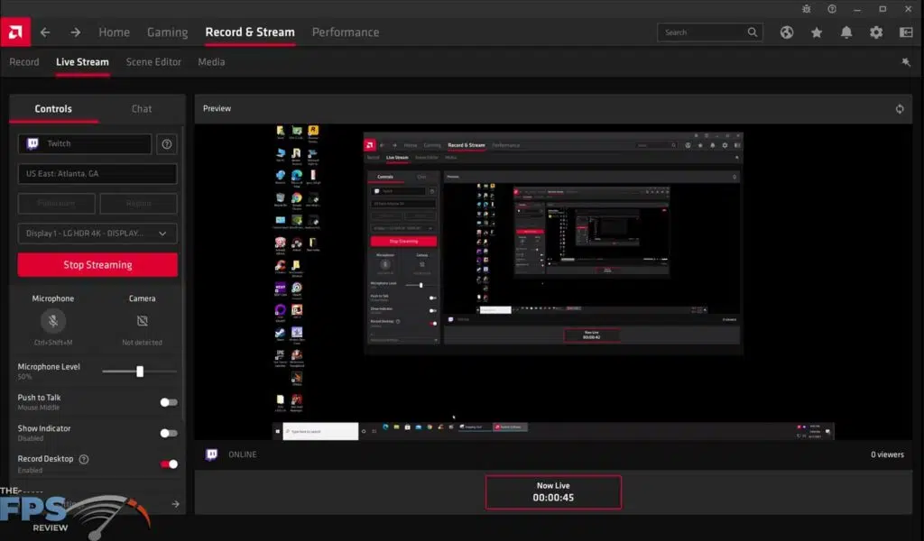 AMD Radeon Software Adrenalin 21.4.1 Twitch Streaming