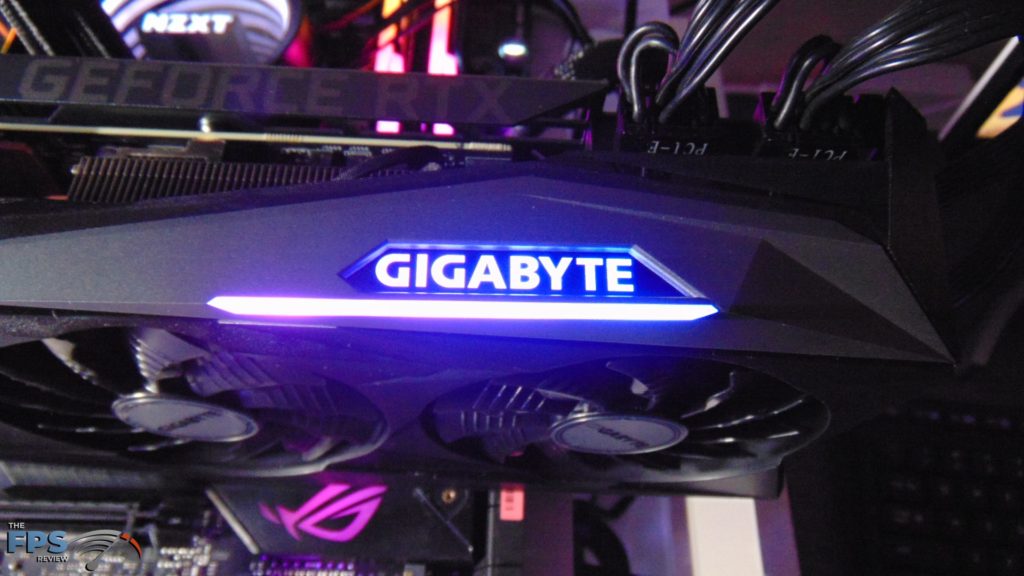 GIGABYTE GeForce RTX 3090 GAMING OC GIGABYTE Logo RGB Lit Up