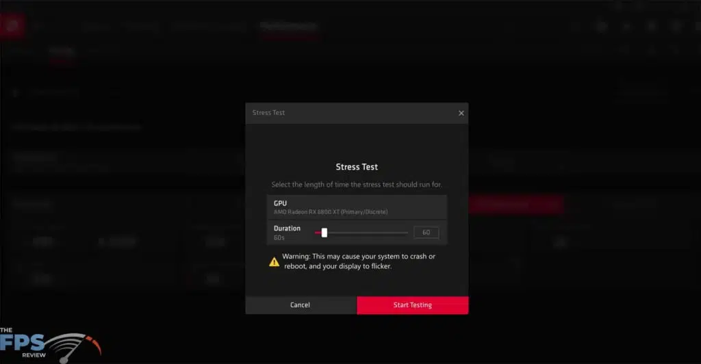 AMD Radeon Software Adrenalin 21.4.1 Overclocking Stress Test