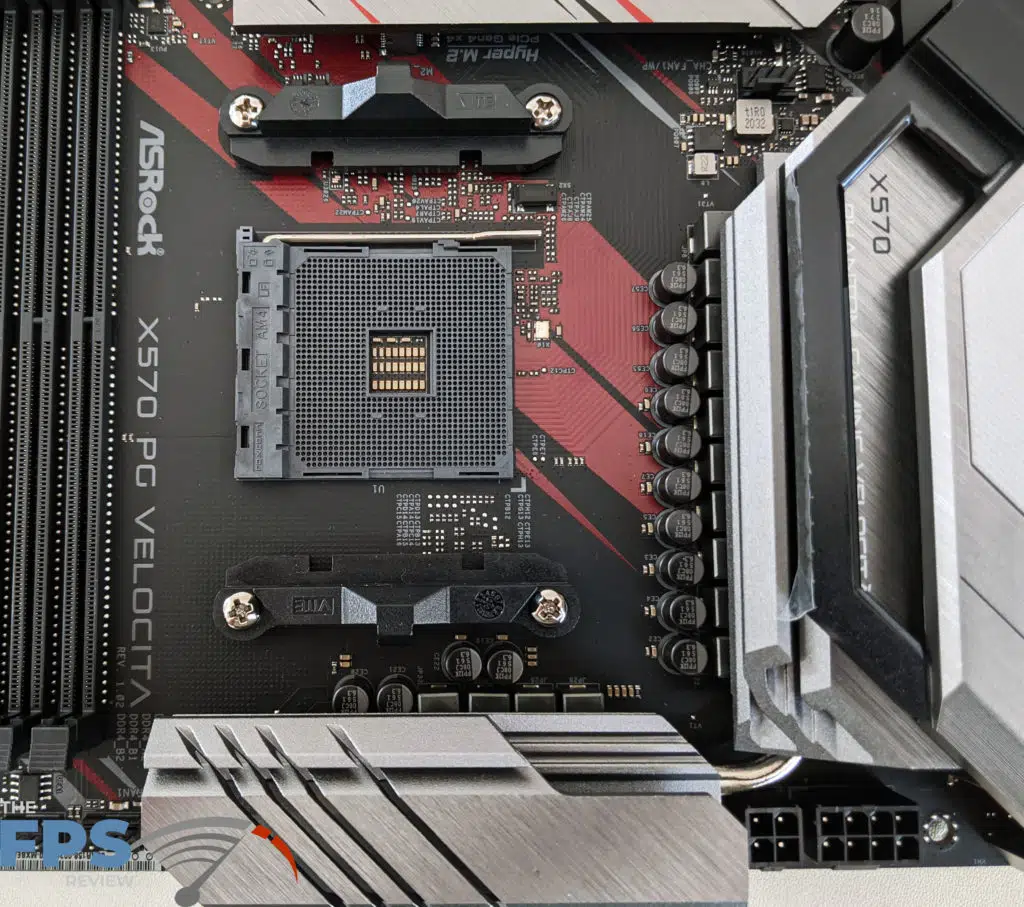 ASRock X570 PG Velocita Motherboard VRMs