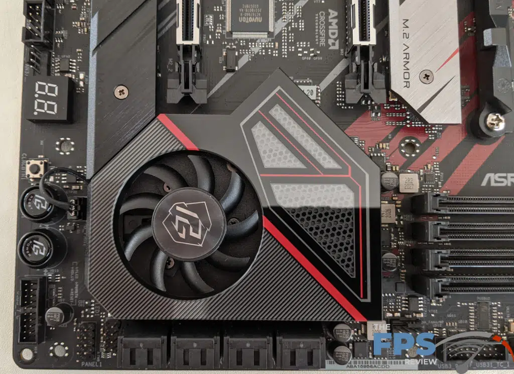 ASRock X570 PG Velocita Motherboard Chipset Cooler