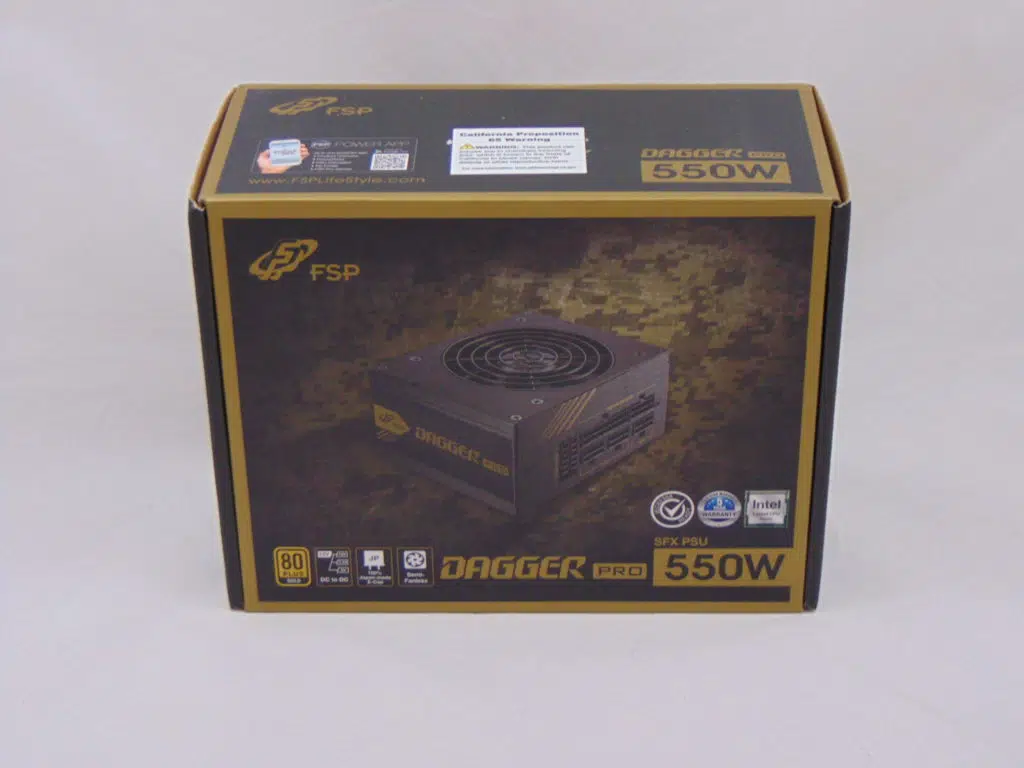 FSP DAGGER PRO 550W SFX Power Supply box front