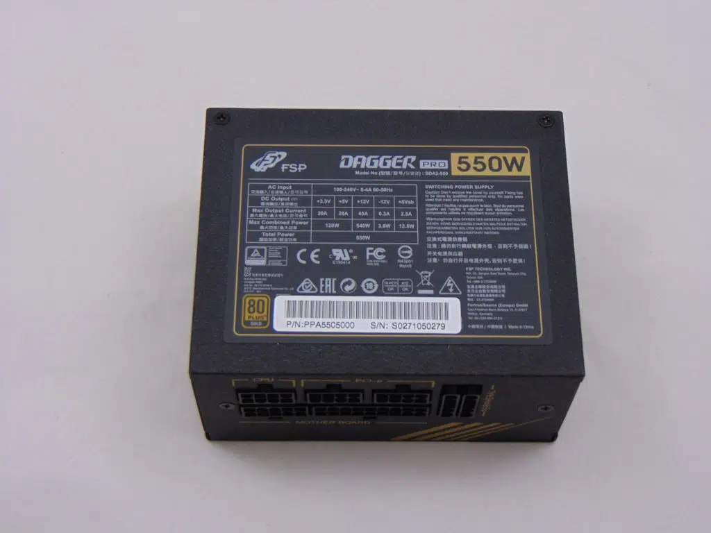 FSP DAGGER PRO 550W SFX Power Supply top