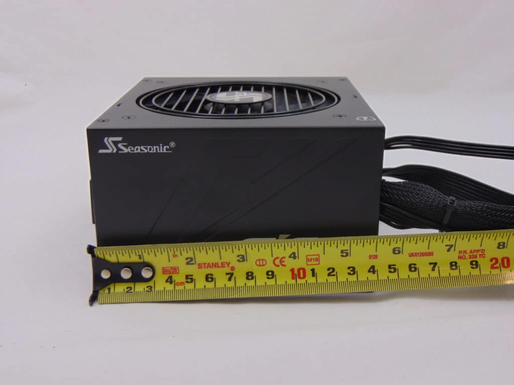 Seasonic FOCUS GM-650 650W Power Supply Measuring Size