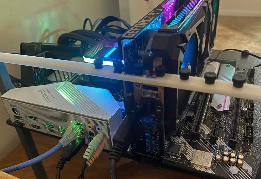 ASUS ROG STRIX GeForce RTX 3060 OC Edition Installed in System
