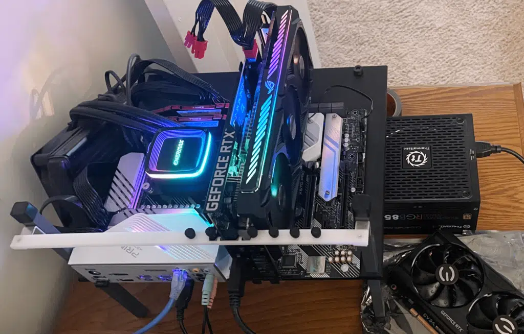 ASUS ROG STRIX GeForce RTX 3060 OC Edition Installed in System