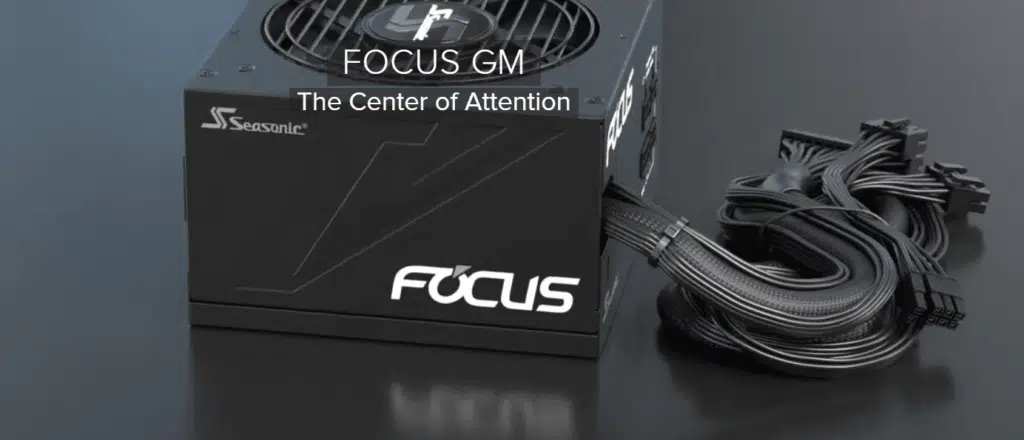 Seasonic FOCUS GM-650 650W Power Supply Advertisement Banner