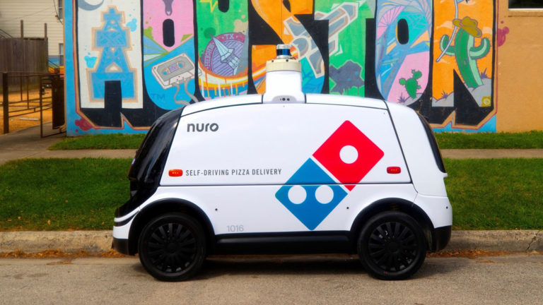 Domino’s Launches Its First Self-Driving Pizza Delivery Robot in Houston