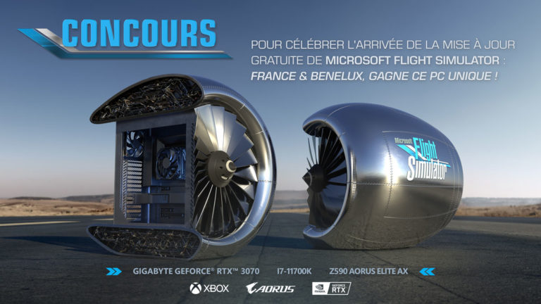 Xbox France Is Giving Away a Microsoft Flight Simulator Gaming PC That Looks like a Turbine Engine