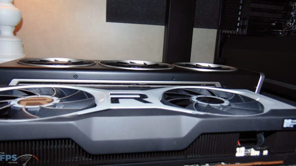 XFX SPEEDSTER MERC 319 BLACK AMD Radeon RX 6700 XT and AMD Radeon RX 6700 XT side by side height comparison