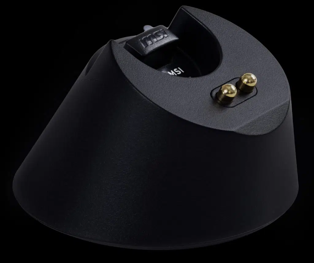 MSI CLUTCH GM41 LIGHTWEIGHT WIRELESS Base Station Front Right Quarter