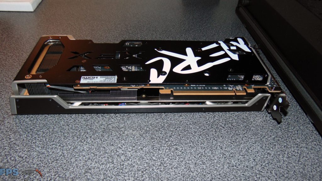 XFX SPEEDSTER MERC 319 BLACK AMD Radeon RX 6700 XT back of video card