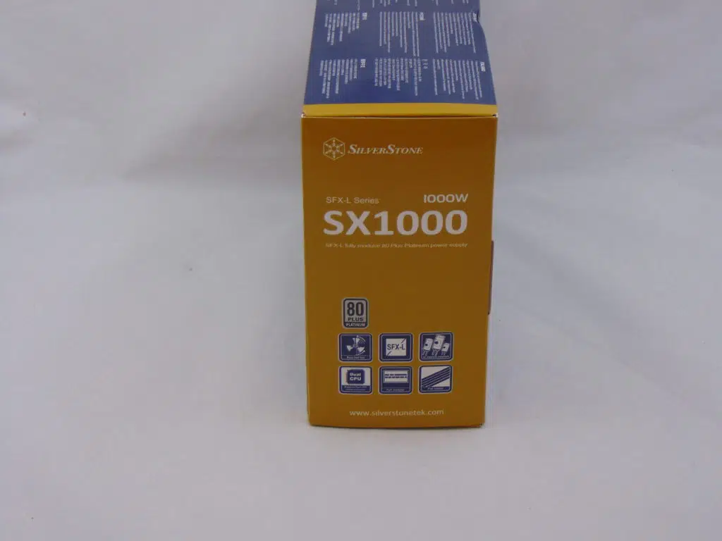 SilverStone SX1000 1000W SFX-L Power Supply box side