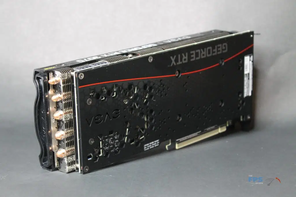 EVGA GeForce RTX 3070 XC3 ULTRA back angle view