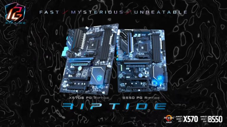 ASRock Announces X570S and B550 PG Riptide Motherboards