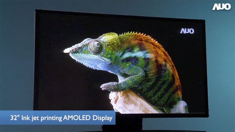 AU Optronics Showcases New 32-Inch Inkjet-Printed 4K 144 Hz OLED and 8K 120 Hz LCD Panels