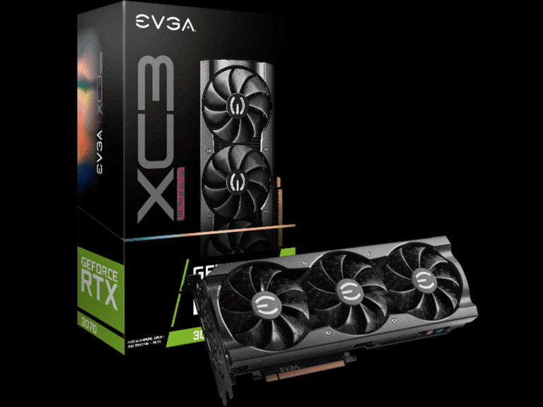 EVGA GeForce RTX 3070 XC3 ULTRA GAMING video card and box featured image
