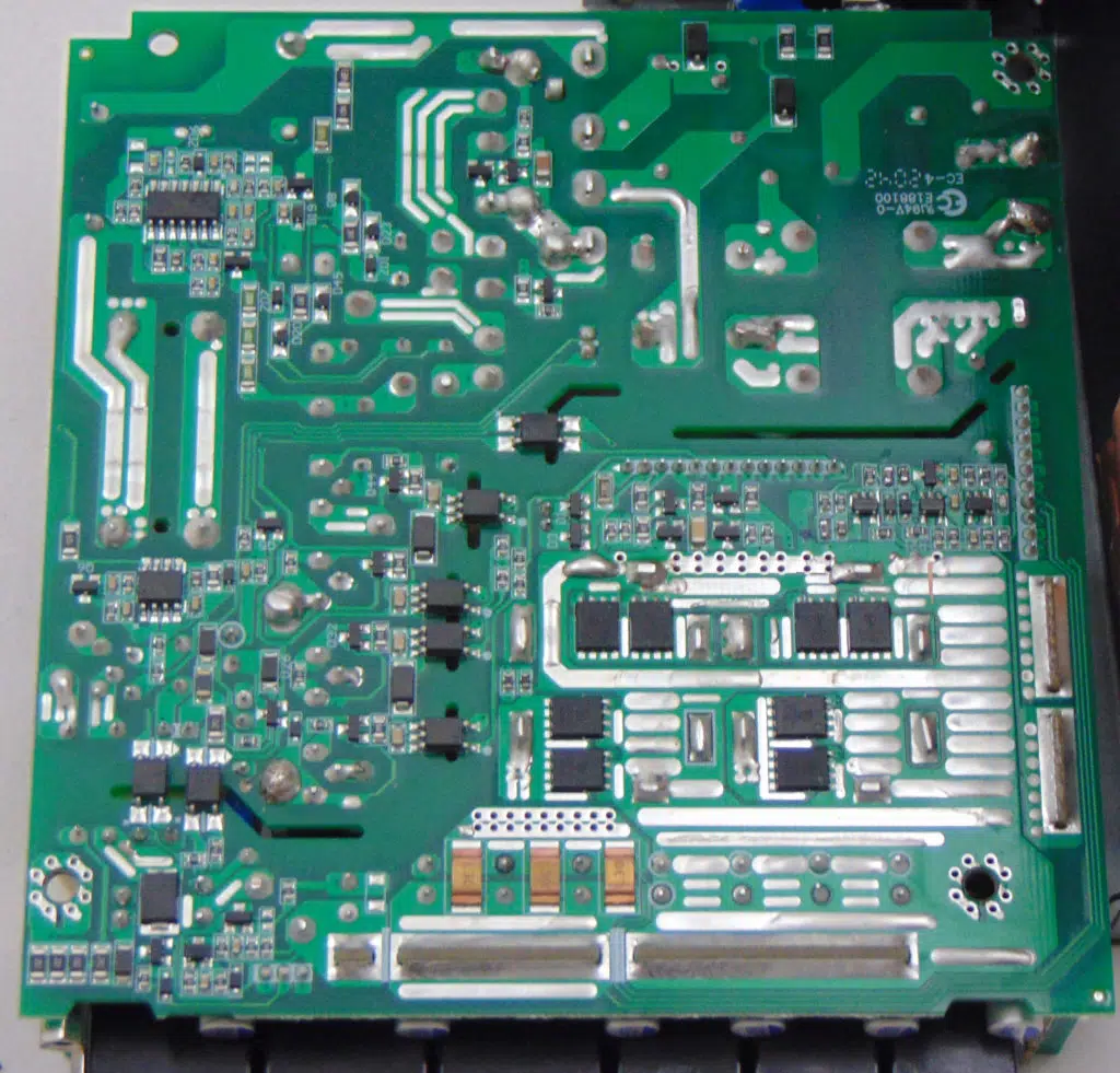 SilverStone SX1000 1000W SFX-L Power Supply back of pcb