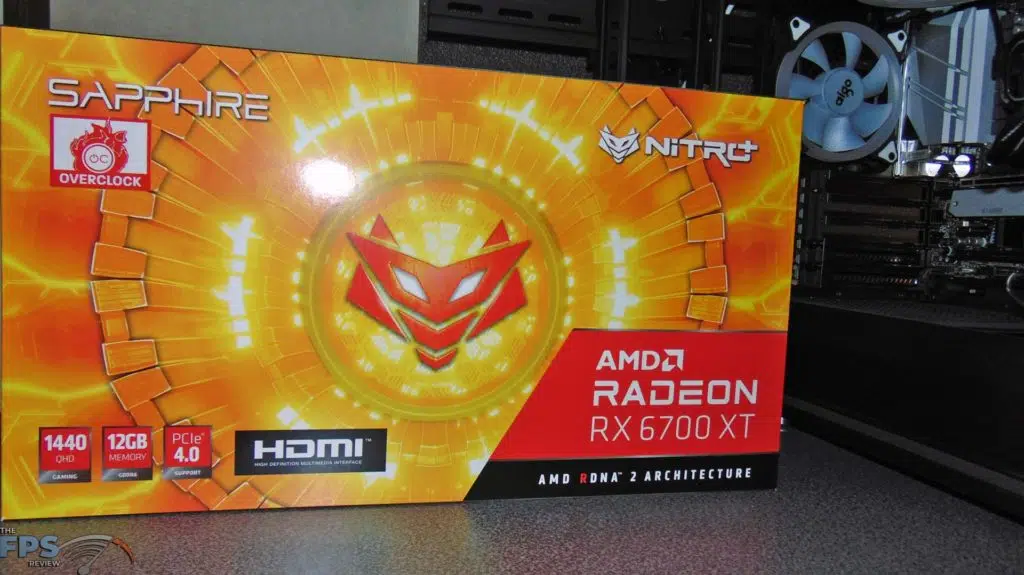 SAPPHIRE NITRO+ Radeon RX 6700 XT GAMING OC box front