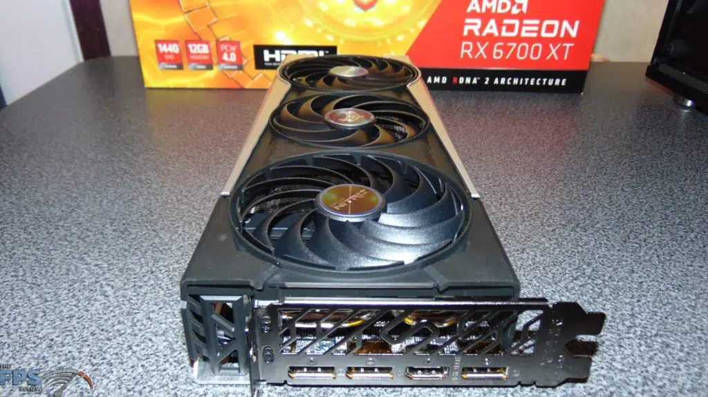 SAPPHIRE NITRO+ Radeon RX 6700 XT GAMING OC front side angled