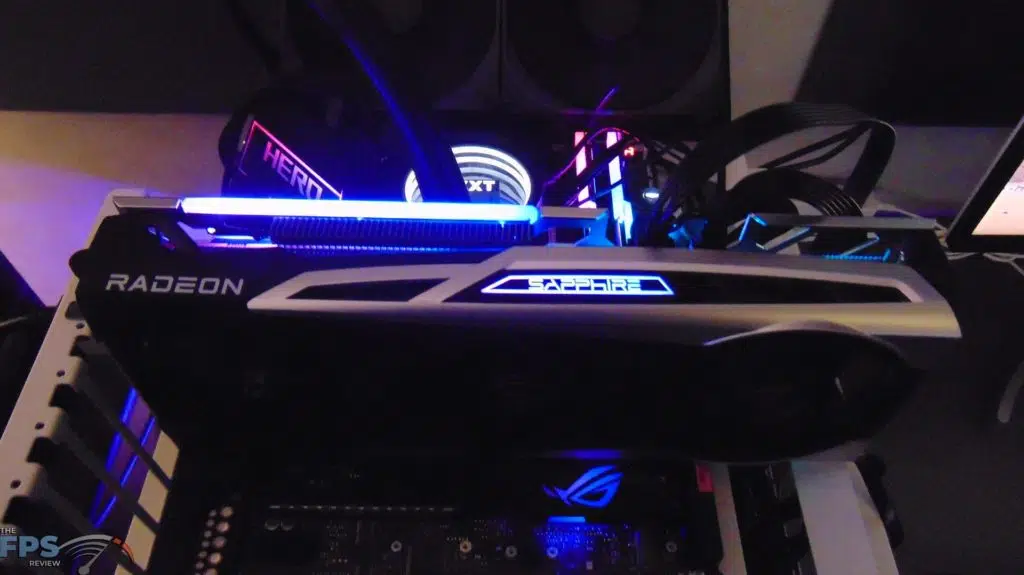 SAPPHIRE NITRO+ Radeon RX 6700 XT GAMING OC video card rgb lighting