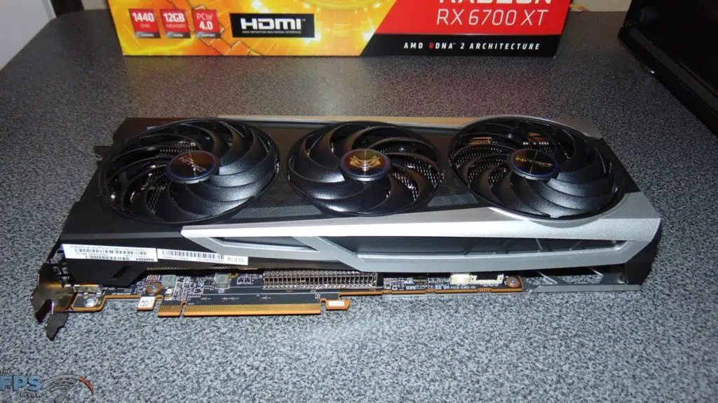 SAPPHIRE NITRO+ Radeon RX 6700 XT GAMING OC video card front side
