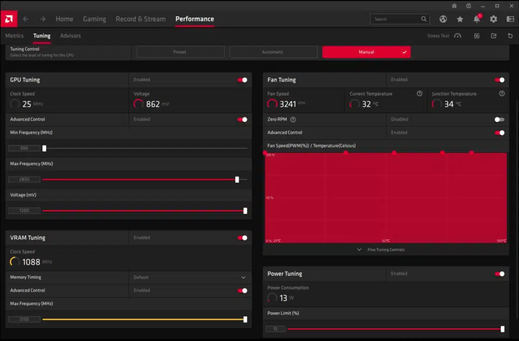 SAPPHIRE NITRO+ Radeon RX 6700 XT GAMING OC amd radeon software overclocking