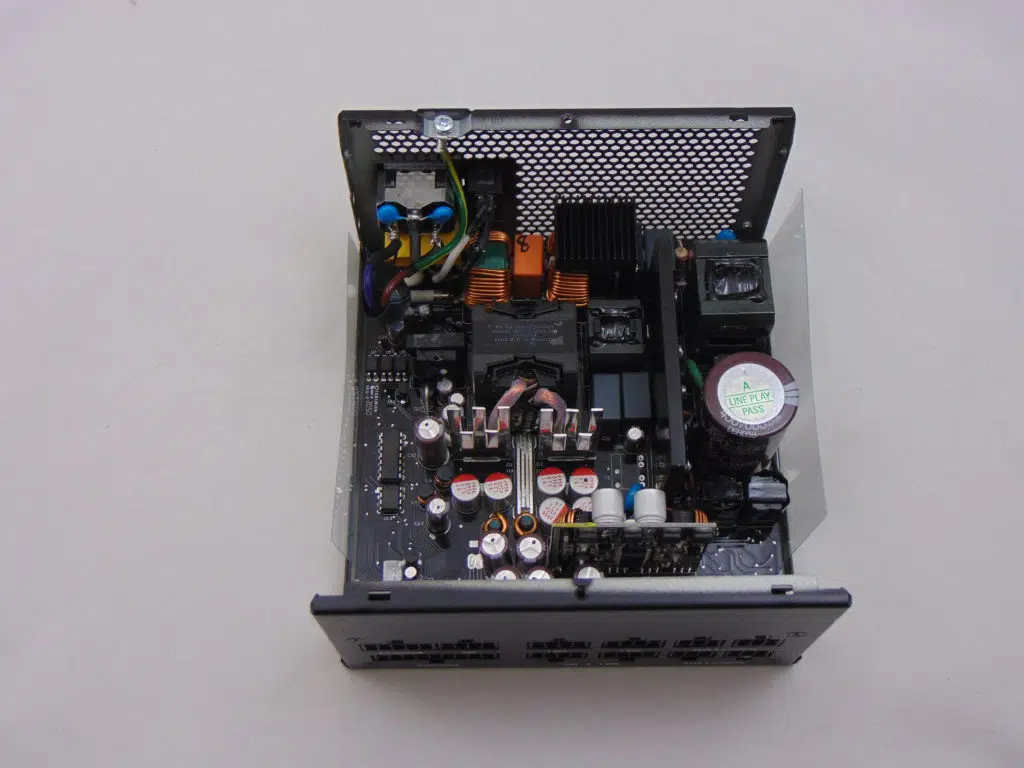 MSI A850GF 850W Power Supply opened up