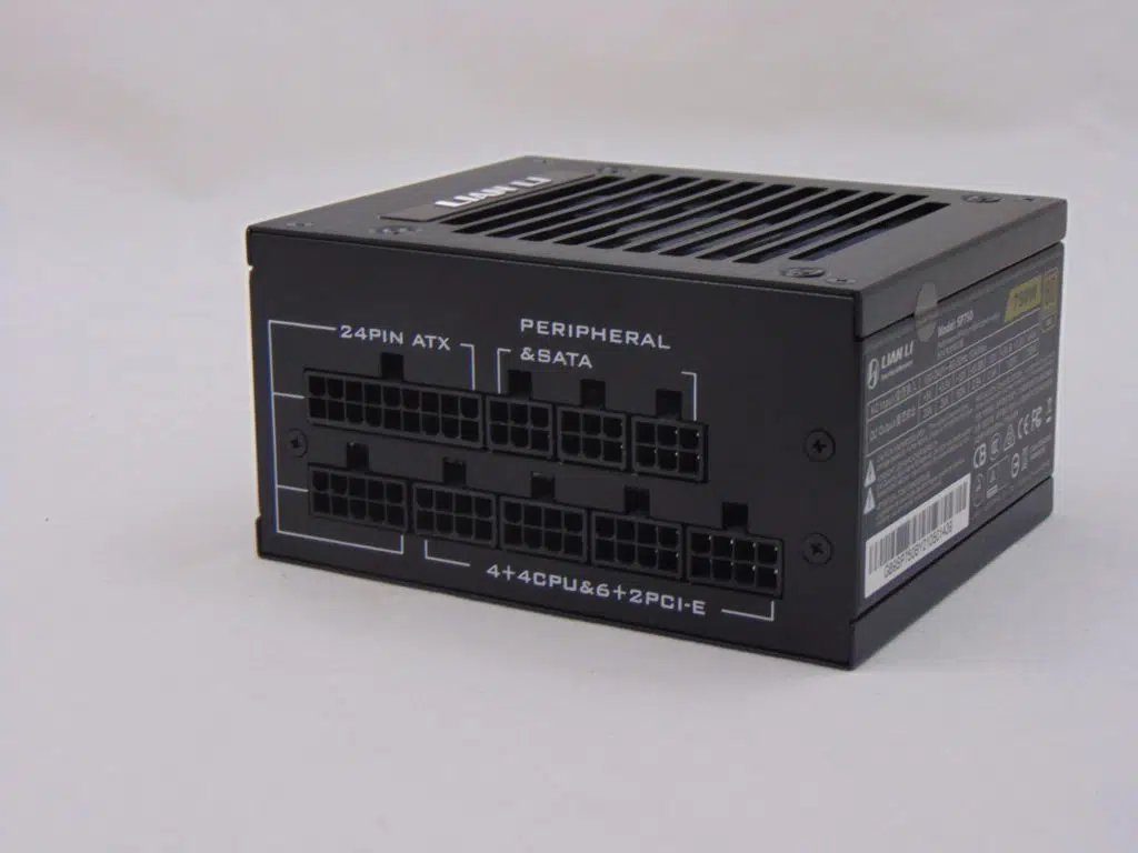 Lian Li SP750 Front of Power Supply
