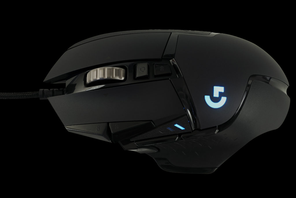 Logitech G502 HERO High Performance Gaming Mouse top - all buttons
