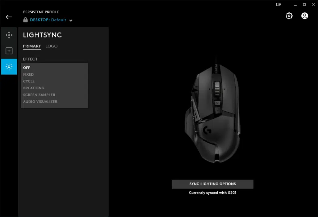 Logitech G502 HERO High Performance Gaming Mouse Logitech G HUB Software Lightsync RGB