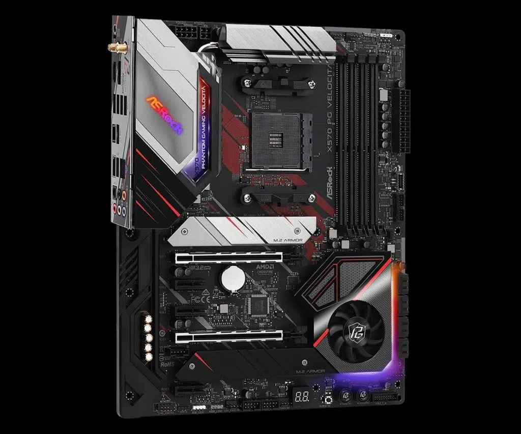 ASRock X570 PG Velocita Motherboard front view