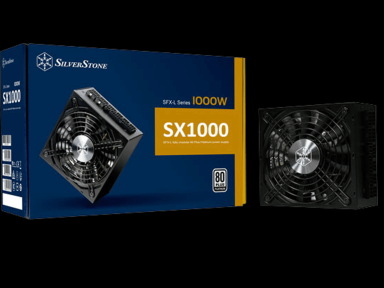 SilverStone SX1000 1000W SFX-L Power Supply and box featured image
