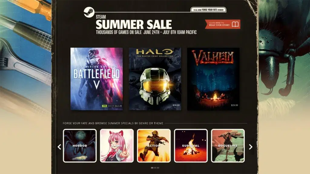 Steam's Summer Sale Is Live until July 8 - The FPS Review