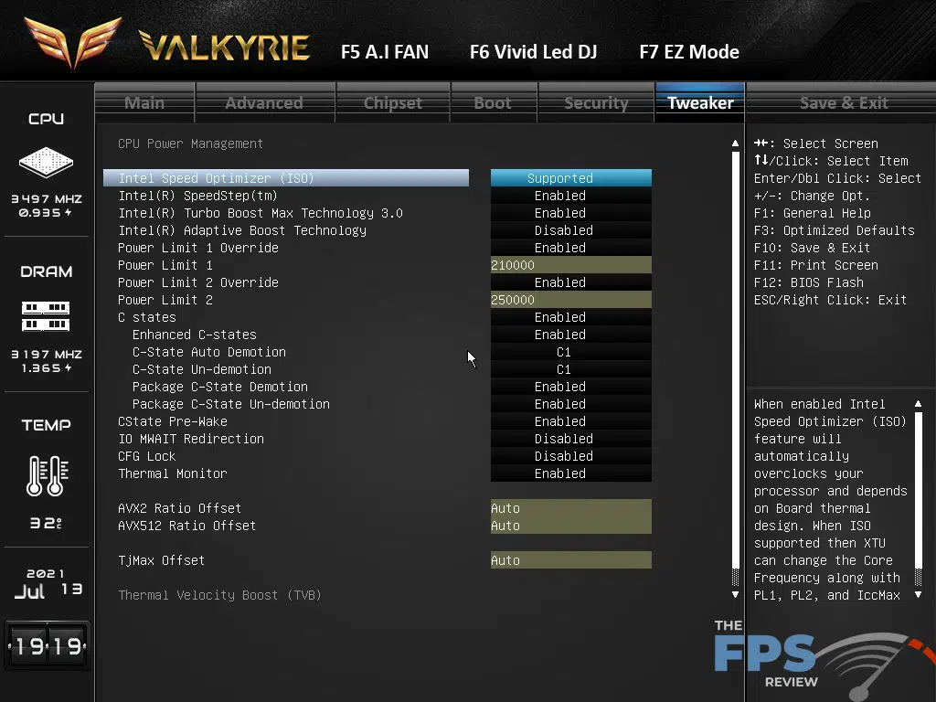 BIOSTAR Z590I VALKYRIE Motherboard BIOS